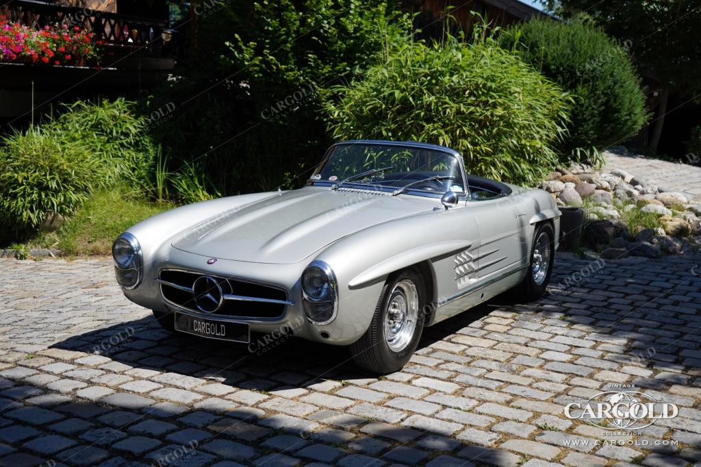 Cargold - Mercedes 300 SL Roadster - 40 Jahre Vorbesitz / Matching Numbers  - Bild 36