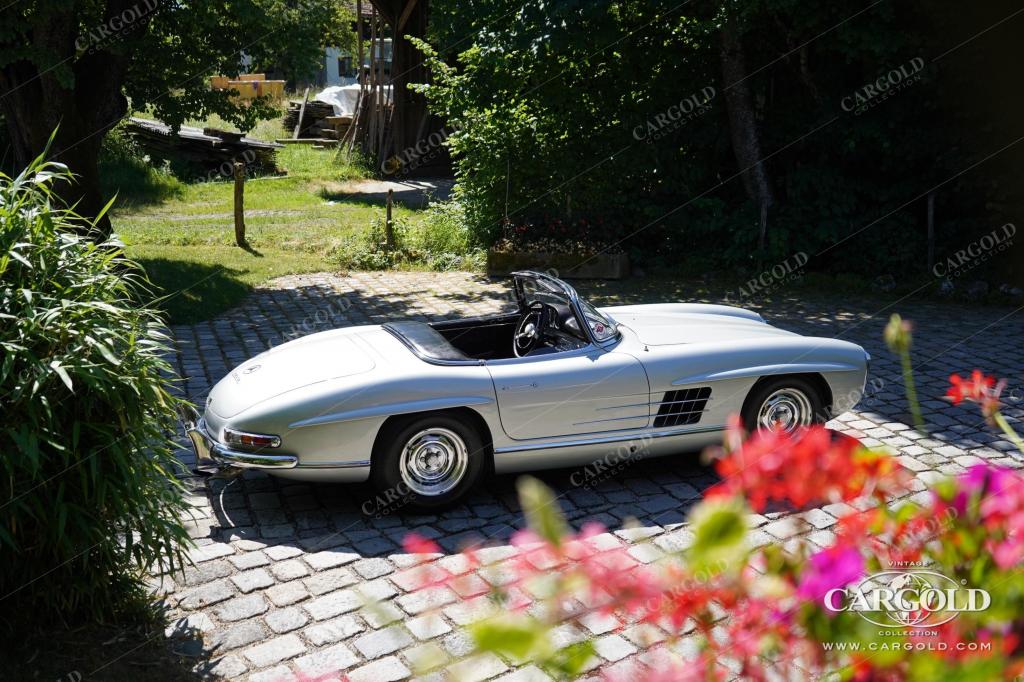 Cargold - Mercedes 300 SL Roadster - 40 Jahre Vorbesitz / Matching No.  - Bild 38