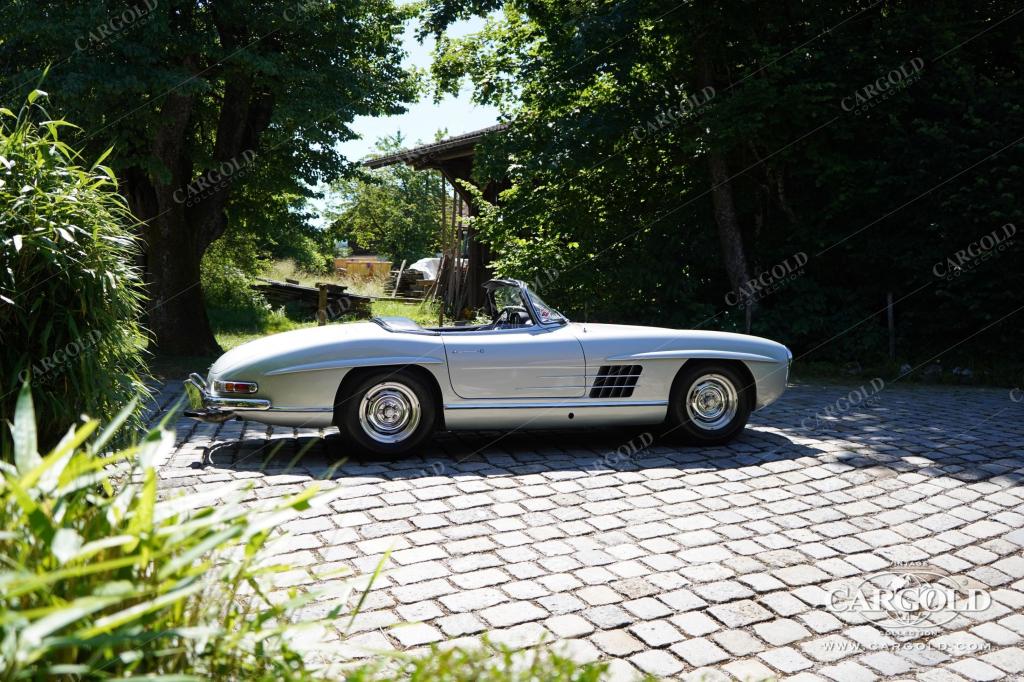 Cargold - Mercedes 300 SL Roadster - 40 Jahre Vorbesitz / Matching Numbers  - Bild 45