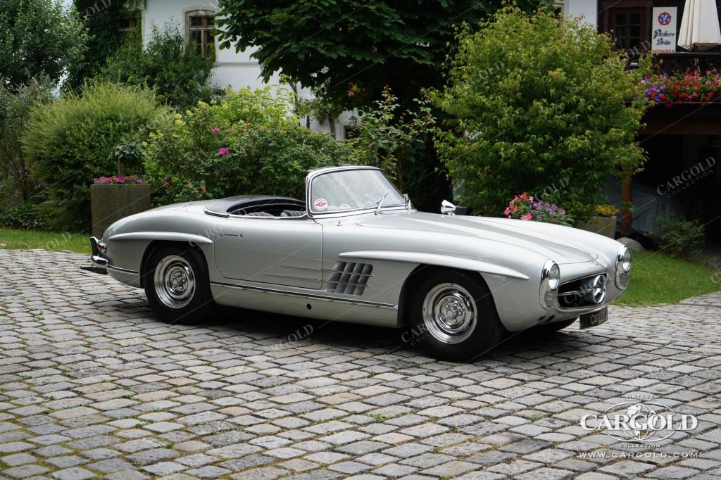 Cargold - Mercedes 300 SL Roadster - 40 Jahre Vorbesitz / Matching Numbers  - Bild 4