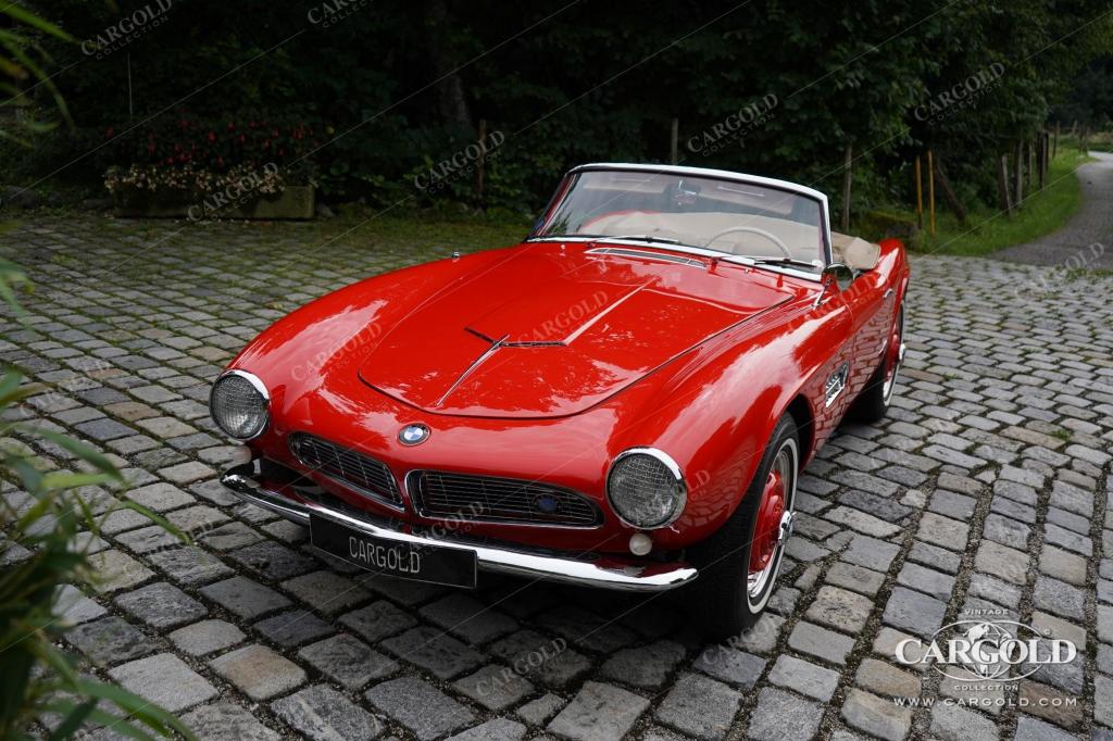 Cargold - BMW 507 Roadster Serie II - Hardtop, Matching, Rudge   - Bild 26