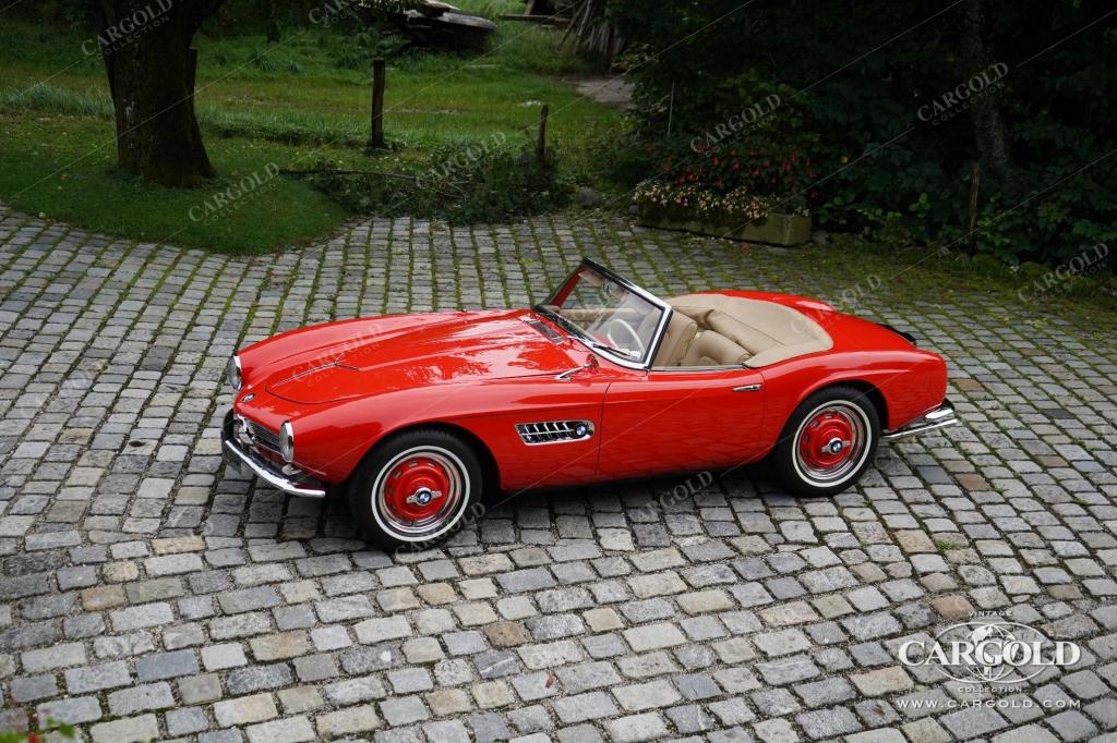 Cargold - BMW 507 Roadster Serie II - Hardtop, Matching, Rudge   - Bild 29