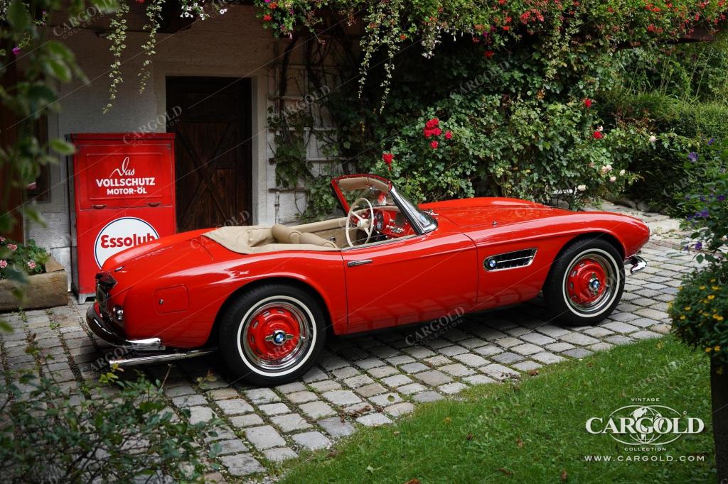 Cargold - BMW 507 Roadster Serie II - Hardtop, Matching, Rudge   - Bild 56