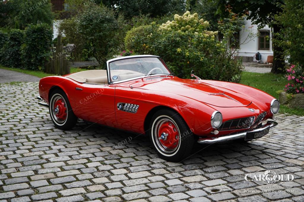 Cargold - BMW 507 Roadster Serie II - Hardtop, Matching, Rudge   - Bild 5