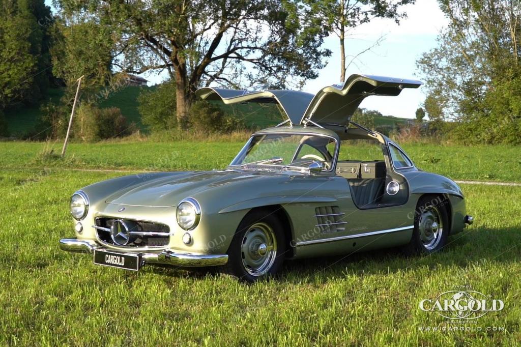 Cargold - Mercedes 300 SL Flügeltürer - Rudge, Vollrestauriert  - Bild 0