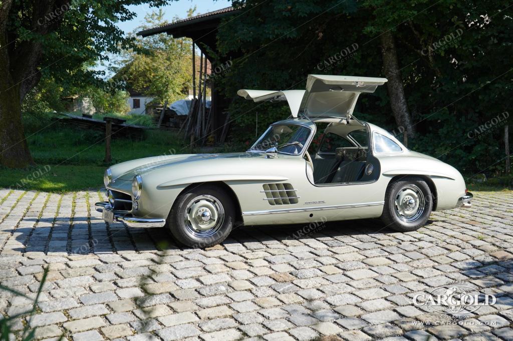 Cargold - Mercedes 300 SL Flügeltürer - Rudge, Vollrestauriert  - Bild 18