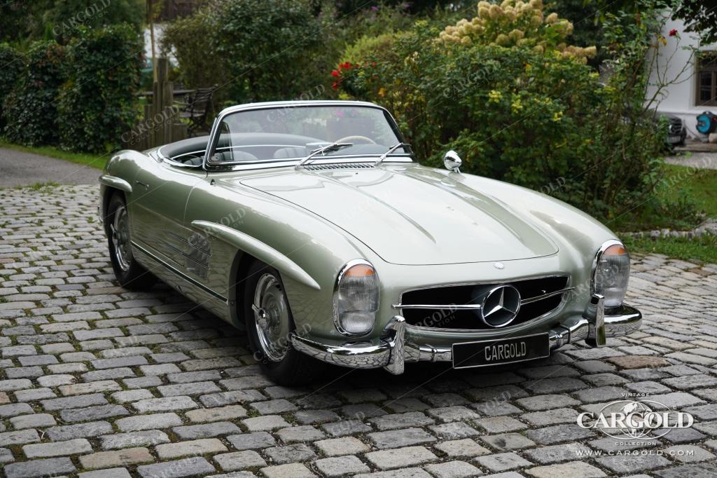 Cargold - Mercedes 300 SL Roadster - Factory Rudge Wheels  - Bild 12