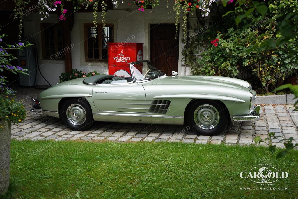 Cargold - Mercedes 300 SL Roadster - Factory Rudge Wheels  - Bild 47