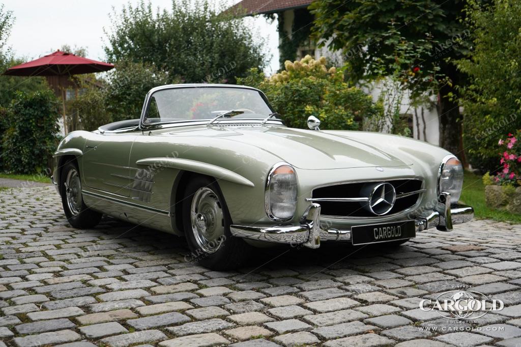 Cargold - Mercedes 300 SL Roadster - Factory Rudge Wheels  - Bild 6