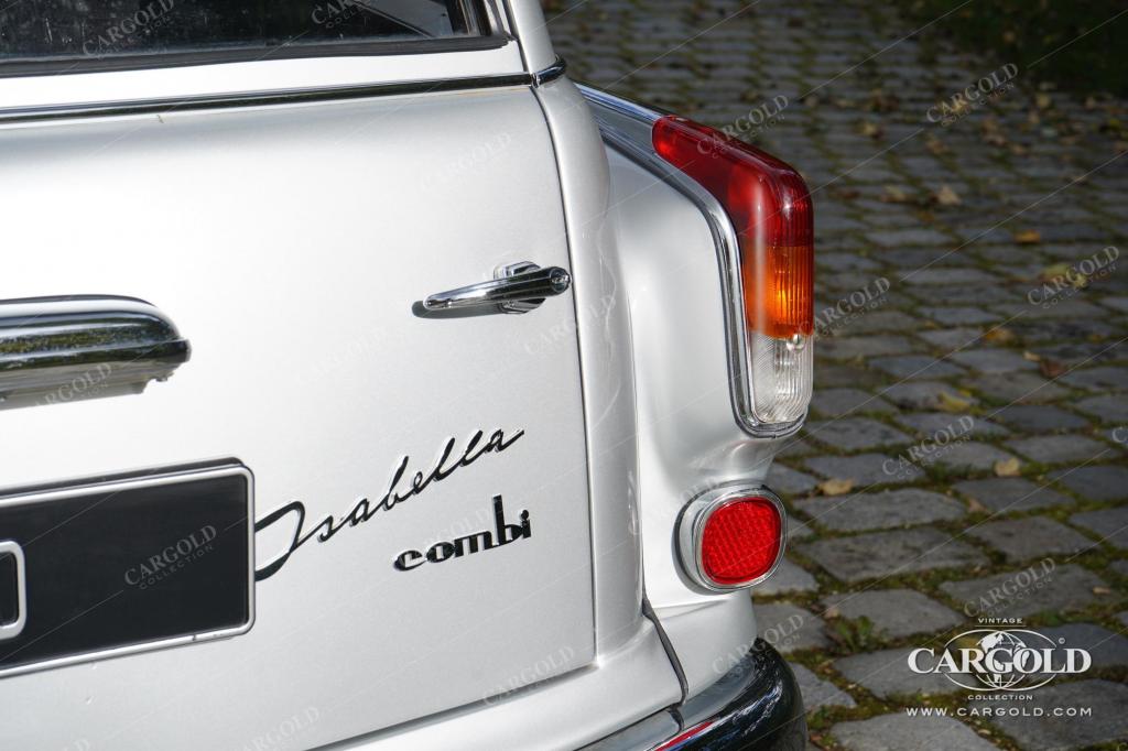 Cargold - Borgward Isabella Combi - Rarität mit Faltdach  - Bild 9