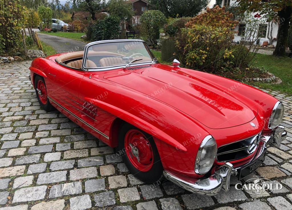 Cargold - Mercedes 300 SL Roadster - Matching Numbers, Rudge  - Bild 0