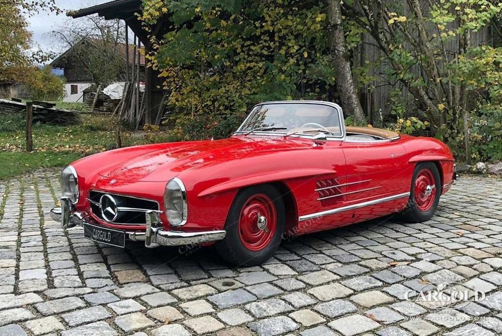 Cargold - Mercedes 300 SL Roadster - Matching Numbers, Rudge  - Bild 4