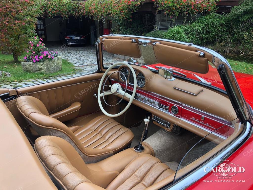 Cargold - Mercedes 300 SL Roadster - Matching Numbers, Rudge  - Bild 8