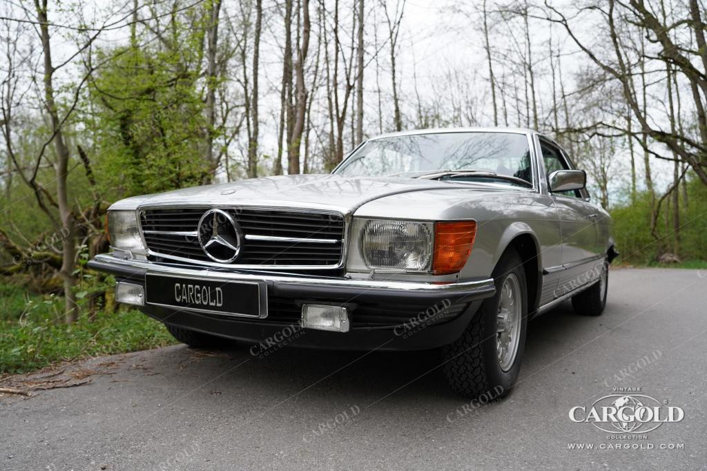 Cargold - Mercedes 450 SLC 5.0 - 1A! silber, Velours blau  - Bild 0