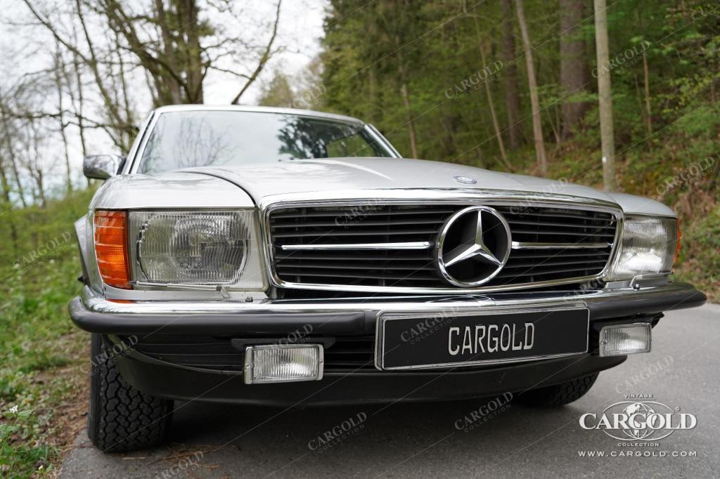 Cargold - Mercedes 450 SLC 5.0 - 1A! silber, Velours blau  - Bild 14