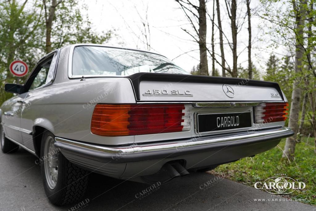 Cargold - Mercedes 450 SLC 5.0 - 1A! silber, Velours blau  - Bild 4