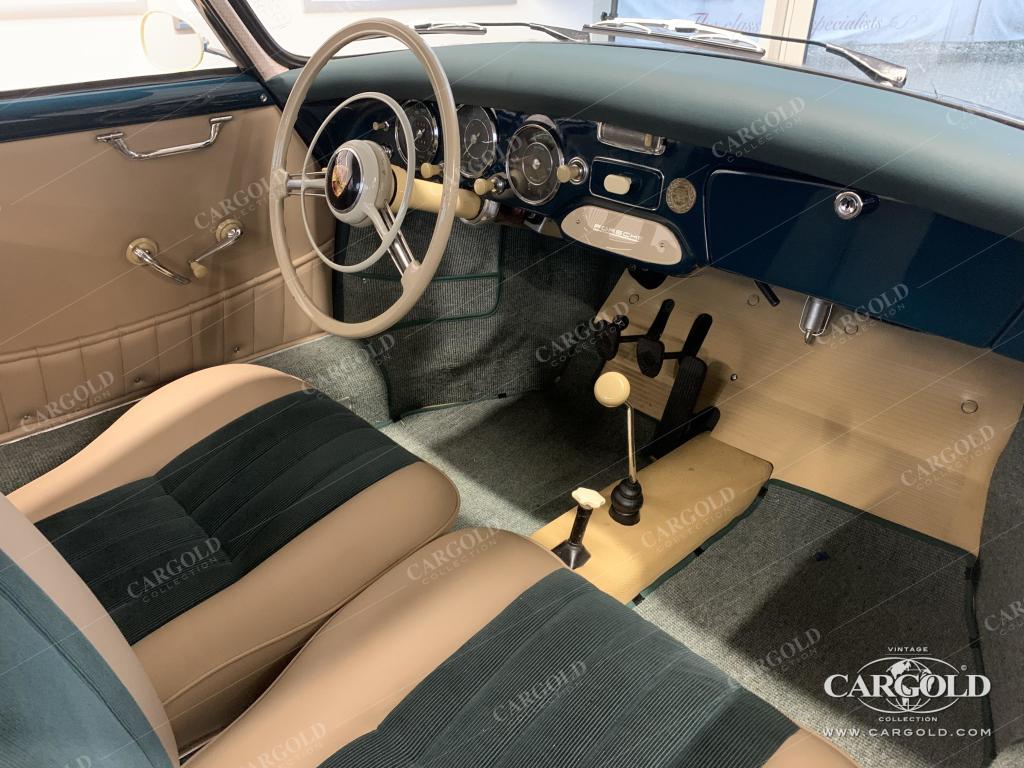 Cargold - Porsche 356 A Coupé - Fjordgrün / Originalfarbe / matching numbers  - Bild 11