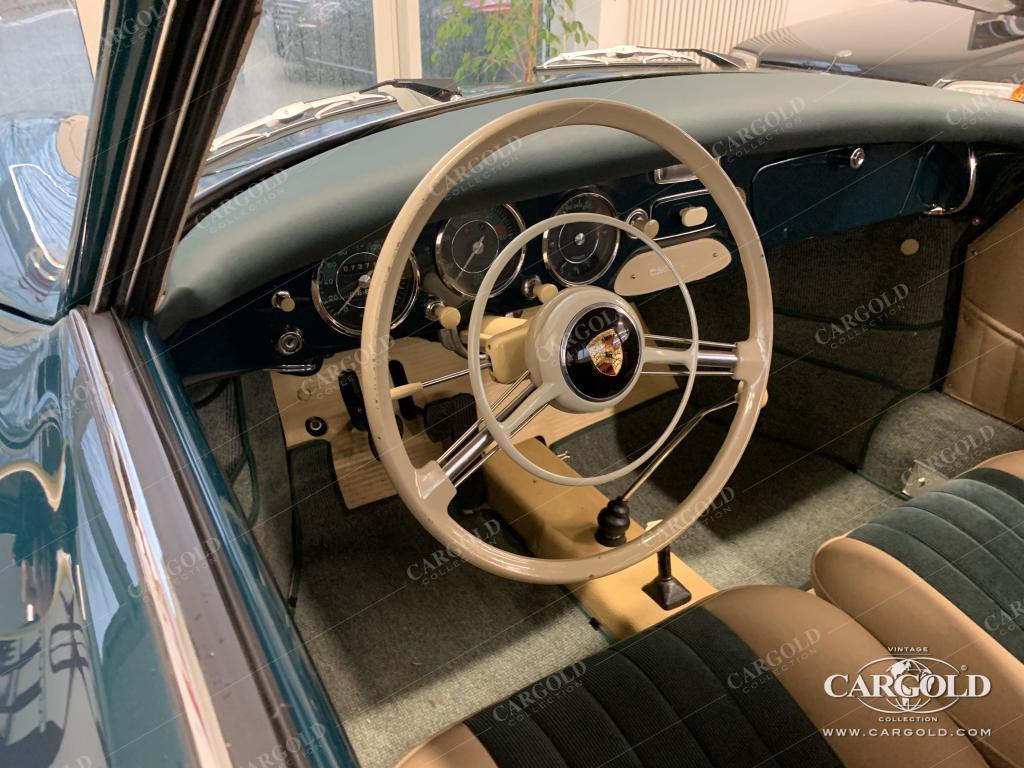 Cargold - Porsche 356 A Coupé - Fjordgrün / Originalfarbe / matching numbers  - Bild 15