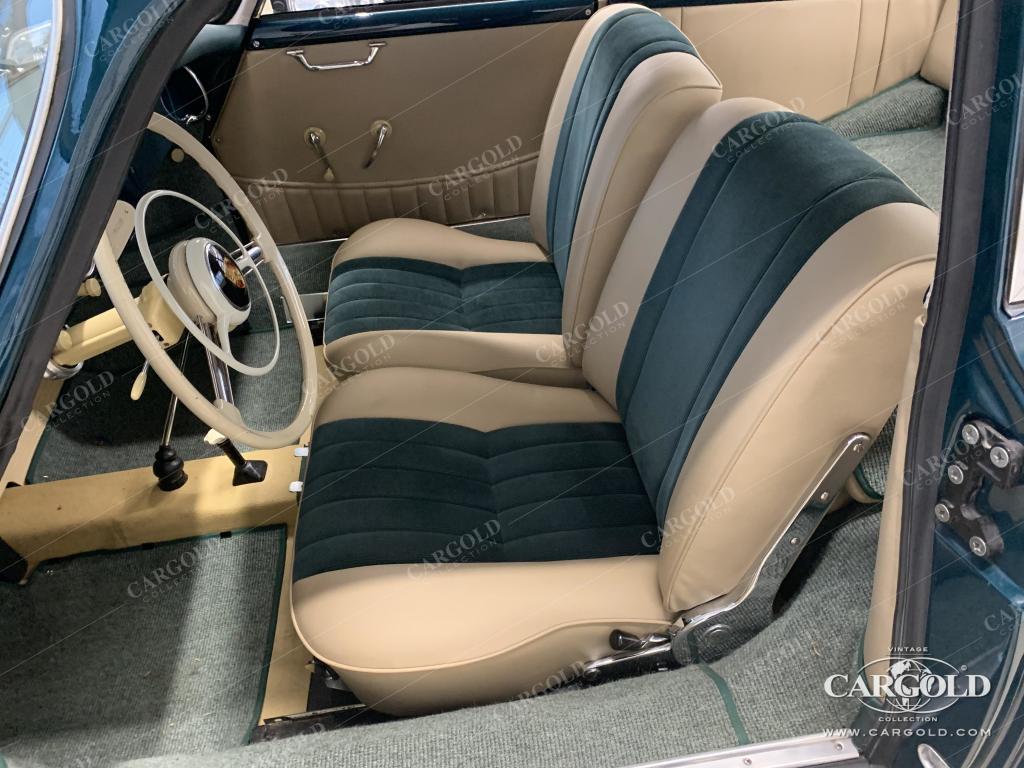 Cargold - Porsche 356 A Coupé - Fjordgrün / Originalfarbe / matching numbers  - Bild 23