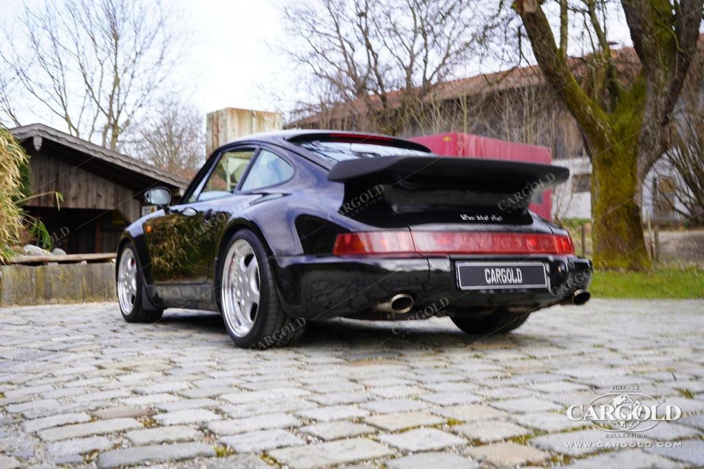 Cargold - Porsche 964 3.6 Turbo - All Black / Deutsches Fahrzeug  - Bild 11