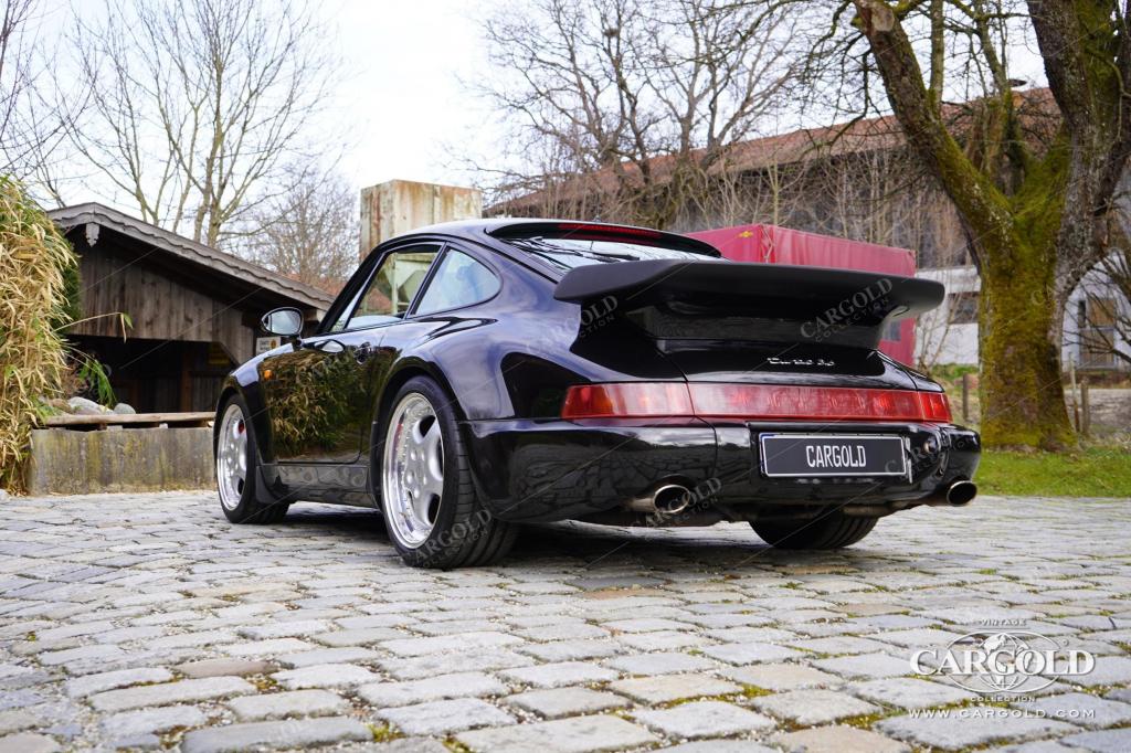 Cargold - Porsche 964 3.6 Turbo - All Black / Deutsches Fahrzeug  - Bild 18