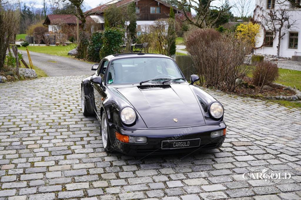 Cargold - Porsche 964 3.6 Turbo - All Black / Deutsches Fahrzeug  - Bild 40