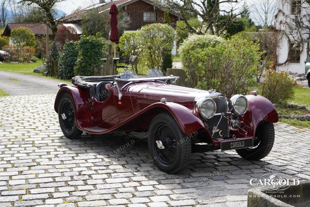 Cargold - Jaguar S.S. 100 2 ½ litre - Rennhistorie, FIVA Pass  - Bild 4