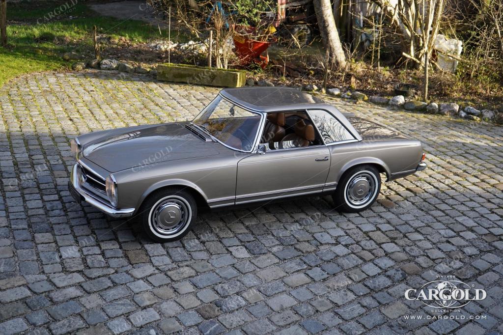 Cargold - Mercedes 280 SL Pagode - Original Möwengrau Met.! Erstleder! Ex. Schumacher  - Bild 15