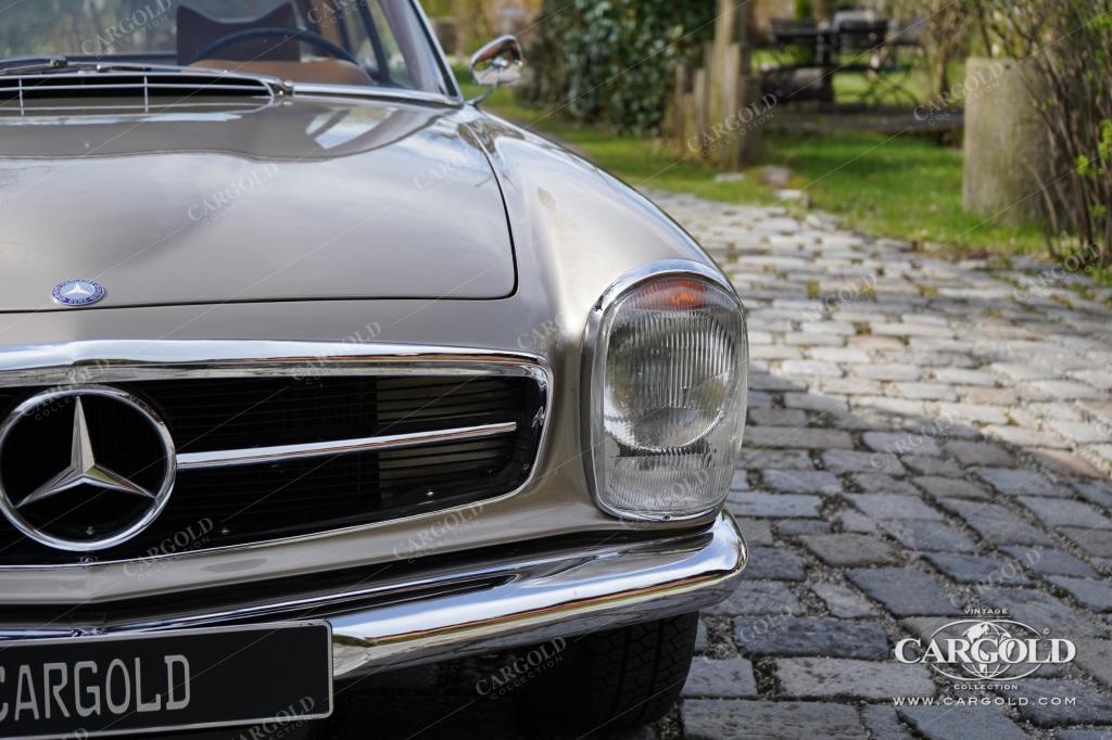 Cargold - Mercedes 280 SL Pagode - Original Möwengrau Met.! Erstleder! Ex. Schumacher  - Bild 17