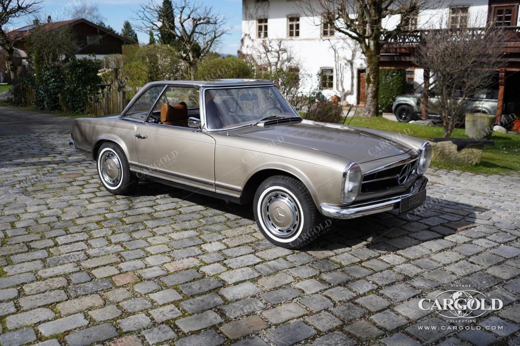 Cargold - Mercedes 280 SL Pagode - Original Möwengrau Met.! Erstleder! Ex. Schumacher  - Bild 21