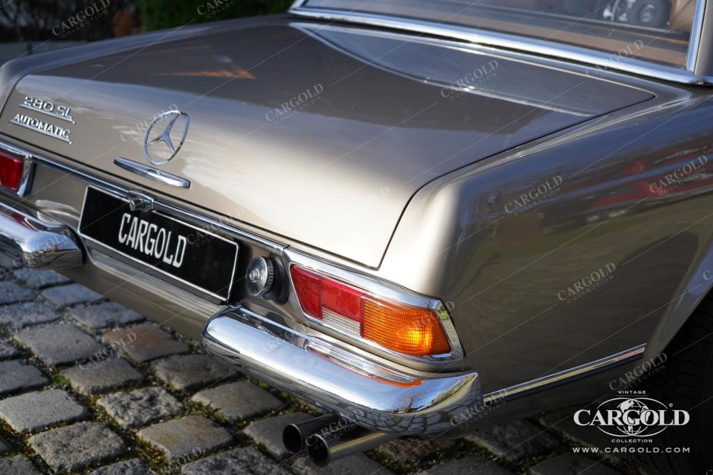 Cargold - Mercedes 280 SL Pagode - Original Möwengrau Met.! Erstleder! Ex. Schumacher  - Bild 23