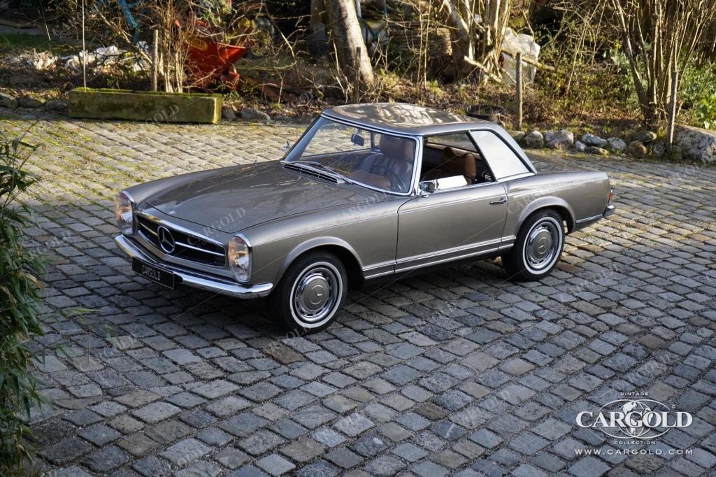 Cargold - Mercedes 280 SL Pagode - Original Möwengrau Met.! Erstleder! Ex. Schumacher  - Bild 30