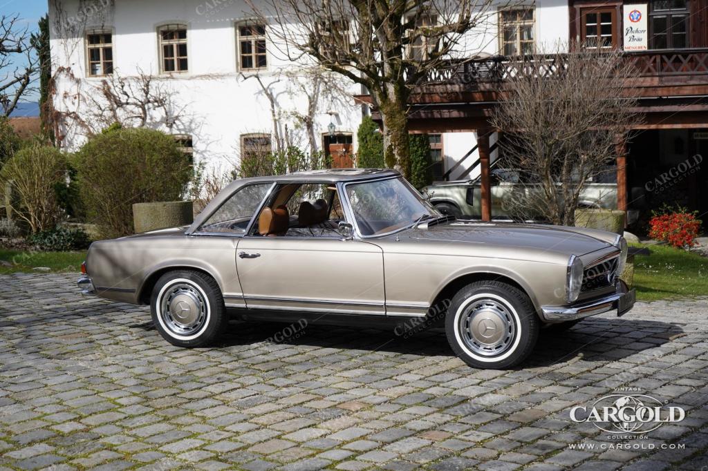 Cargold - Mercedes 280 SL Pagode - Original Möwengrau Met.! Erstleder! Ex. Schumacher  - Bild 32