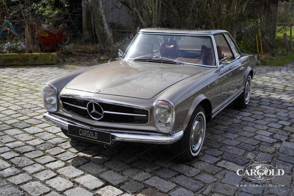 Cargold - Mercedes 280 SL Pagode - Original Möwengrau Met.! Erstleder! Ex. Schumacher  - Bild 8