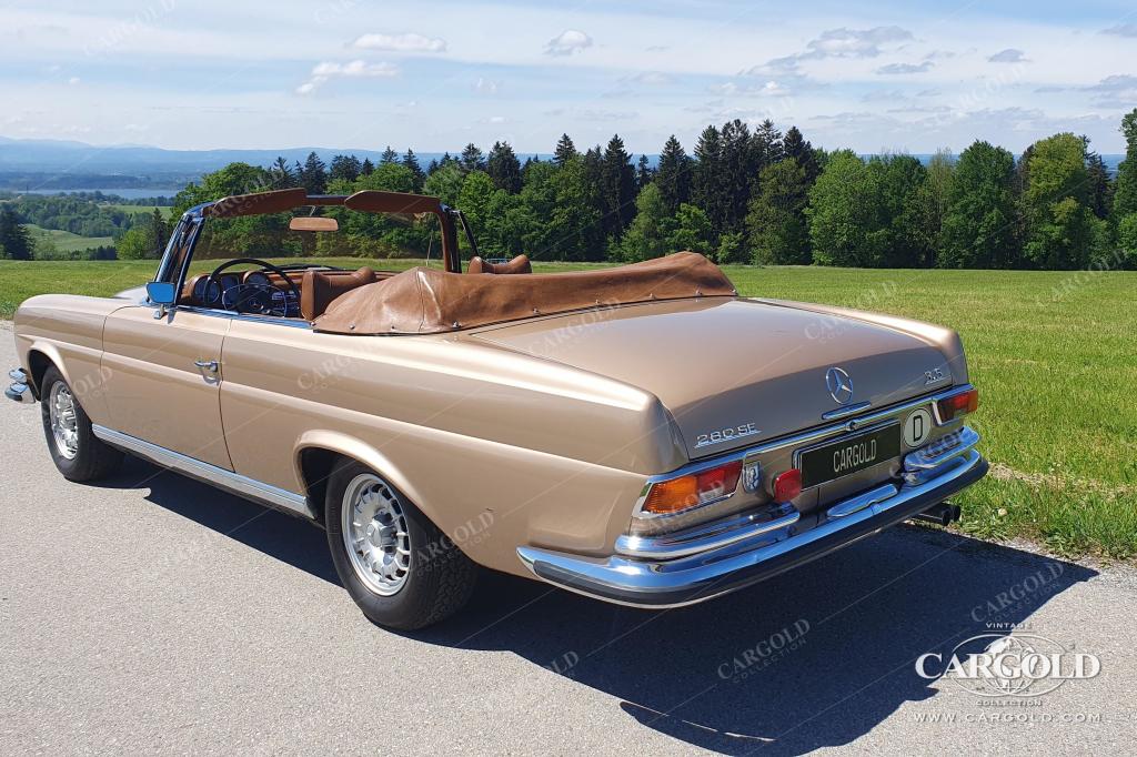 Cargold - Mercedes 280 SE 3.5 Cabriolet - 1 Dt. Hand / Erst 125.000 km!  - Bild 15