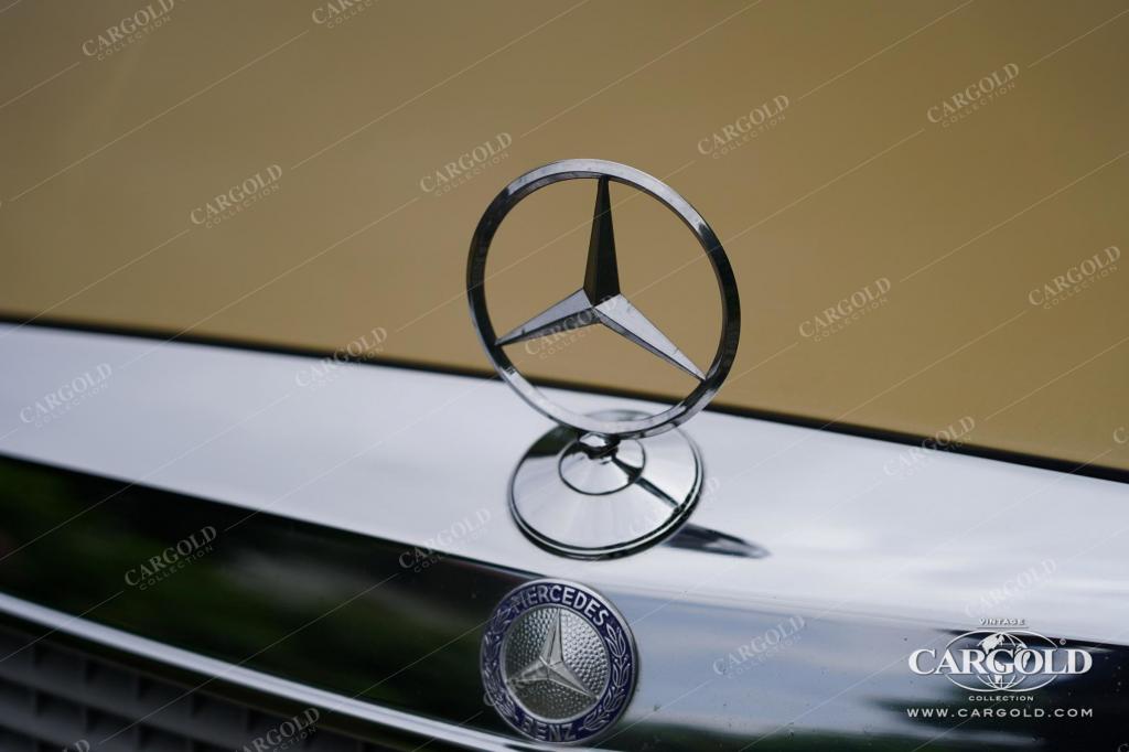 Cargold - Mercedes 350 SE - Ikonengold / Velours grün, Klimaanlage, geringe Laufleistung, Ausnahmefahrzeug  - Bild 20