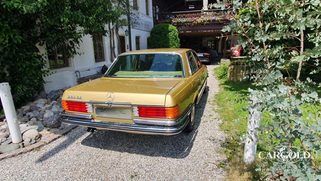Cargold - Mercedes 350 SE - Ikonengold / Velours grün, Klimaanlage, geringe Laufleistung, Ausnahmefahrzeug  - Bild 21