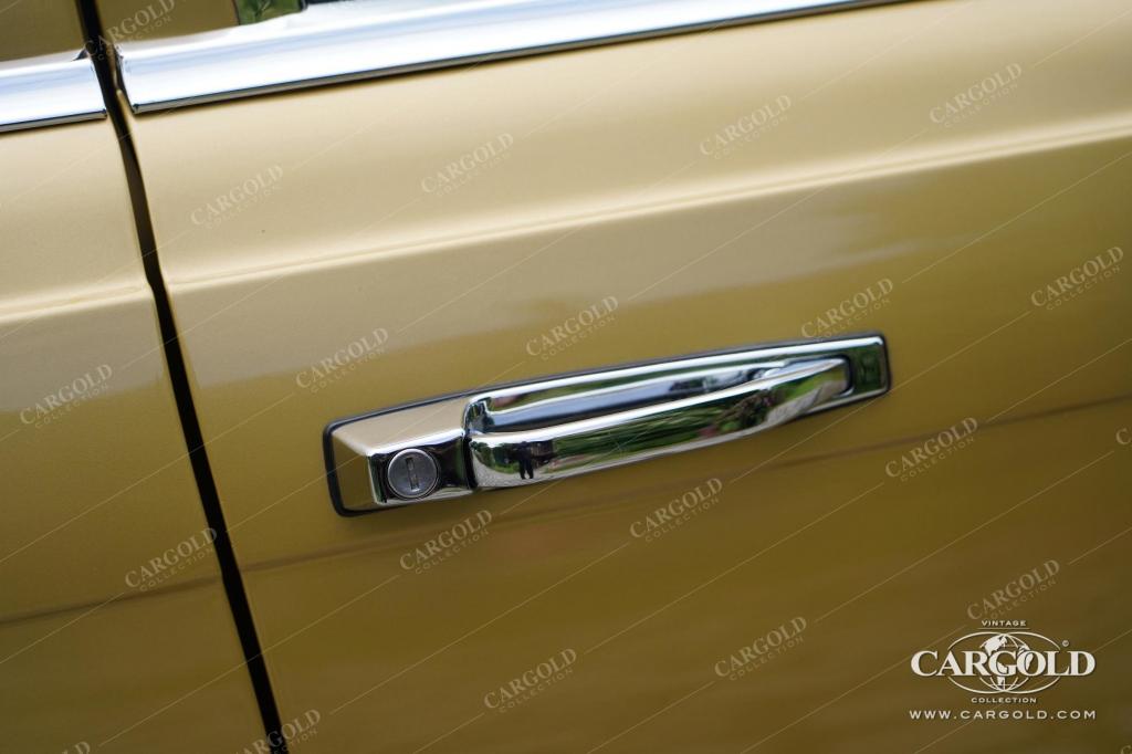 Cargold - Mercedes 350 SE - Ikonengold / Velours grün, Klimaanlage, geringe Laufleistung, Ausnahmefahrzeug  - Bild 23