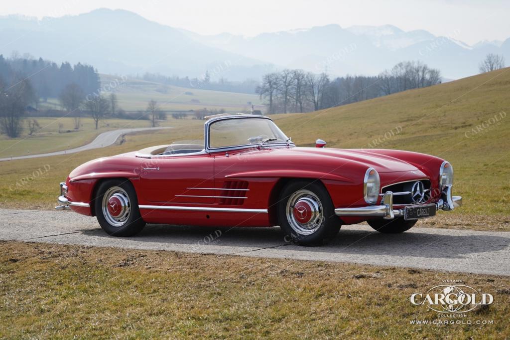 Cargold - Mercedes 300 SL Roadster - Alumotor/ Scheibenbremsen/ Matching Numbers  - Bild 0