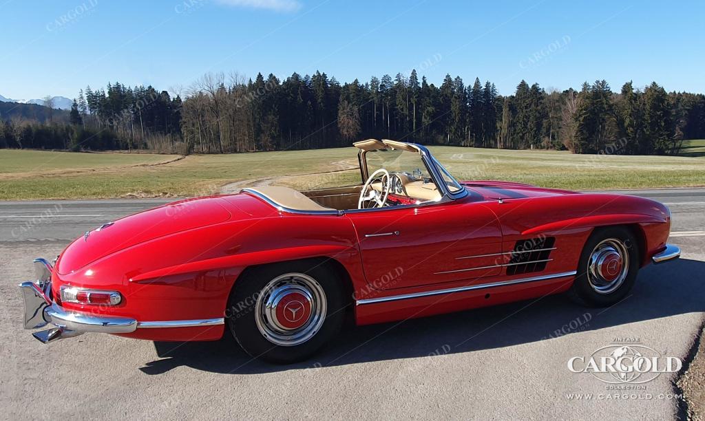 Cargold - Mercedes 300 SL Roadster - Alumotor/ Scheibenbremsen/ Matching Numbers  - Bild 12