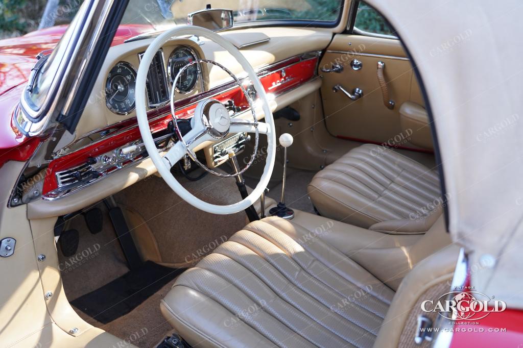 Cargold - Mercedes 300 SL Roadster - Alumotor/ Scheibenbremsen/ Matching Numbers  - Bild 13