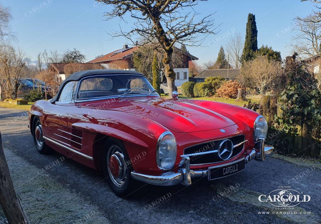 Cargold - Mercedes 300 SL Roadster - Alumotor/ Scheibenbremsen/ Matching Numbers  - Bild 14