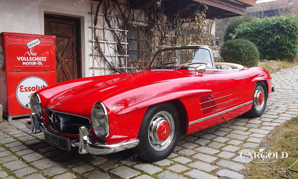 Cargold - Mercedes 300 SL Roadster - Alumotor/ Scheibenbremsen/ Matching Numbers  - Bild 18