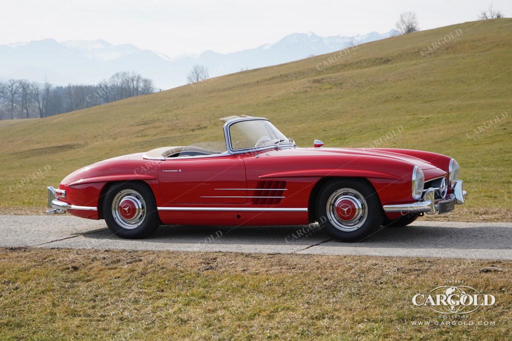 Cargold - Mercedes 300 SL Roadster - Alumotor/ Scheibenbremsen/ Matching Numbers  - Bild 2