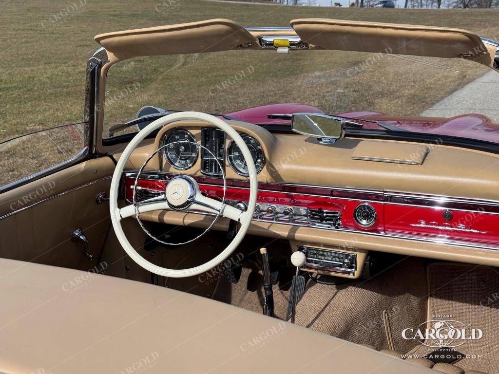 Cargold - Mercedes 300 SL Roadster - Alumotor/ Scheibenbremsen/ Matching Numbers  - Bild 5