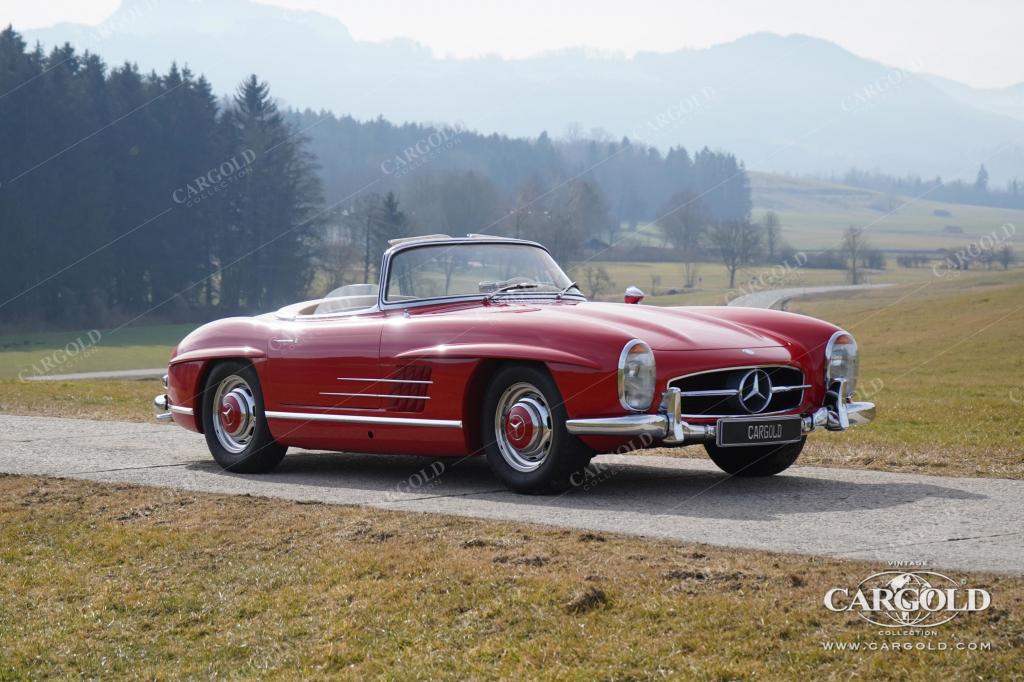 Cargold - Mercedes 300 SL Roadster - Alumotor/ Scheibenbremsen/ Matching Numbers  - Bild 6