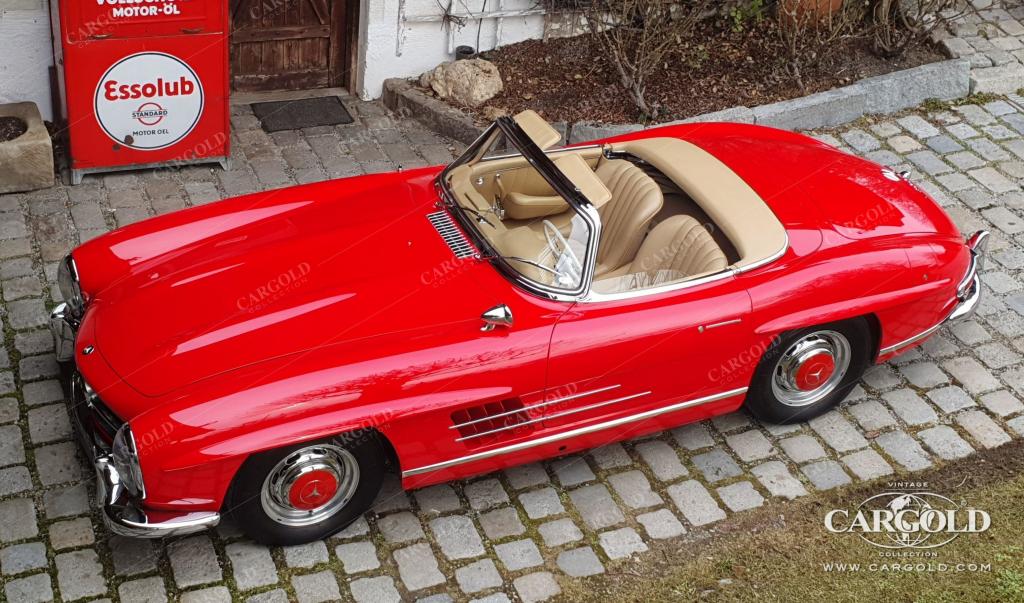 Cargold - Mercedes 300 SL Roadster - Alumotor/ Scheibenbremsen/ Matching Numbers  - Bild 8