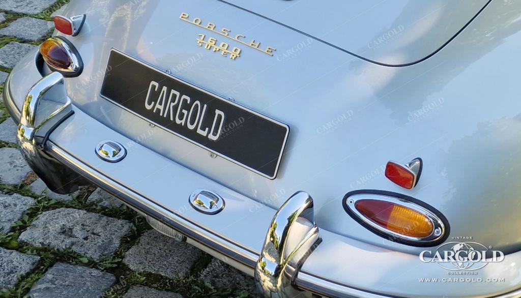 Cargold - Porsche 356 Super 1600 - Vollrestauriert und Leistungsgesteigert - 110 PS  - Bild 13