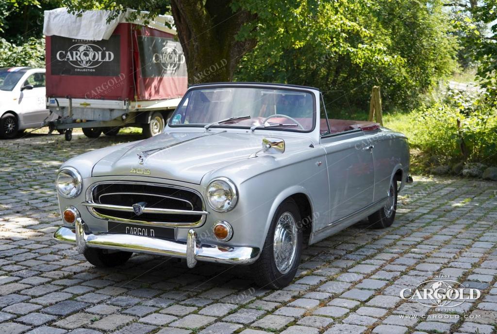 Cargold - Peugeot 403 Cabriolet - Vollrestauriert  - Bild 0