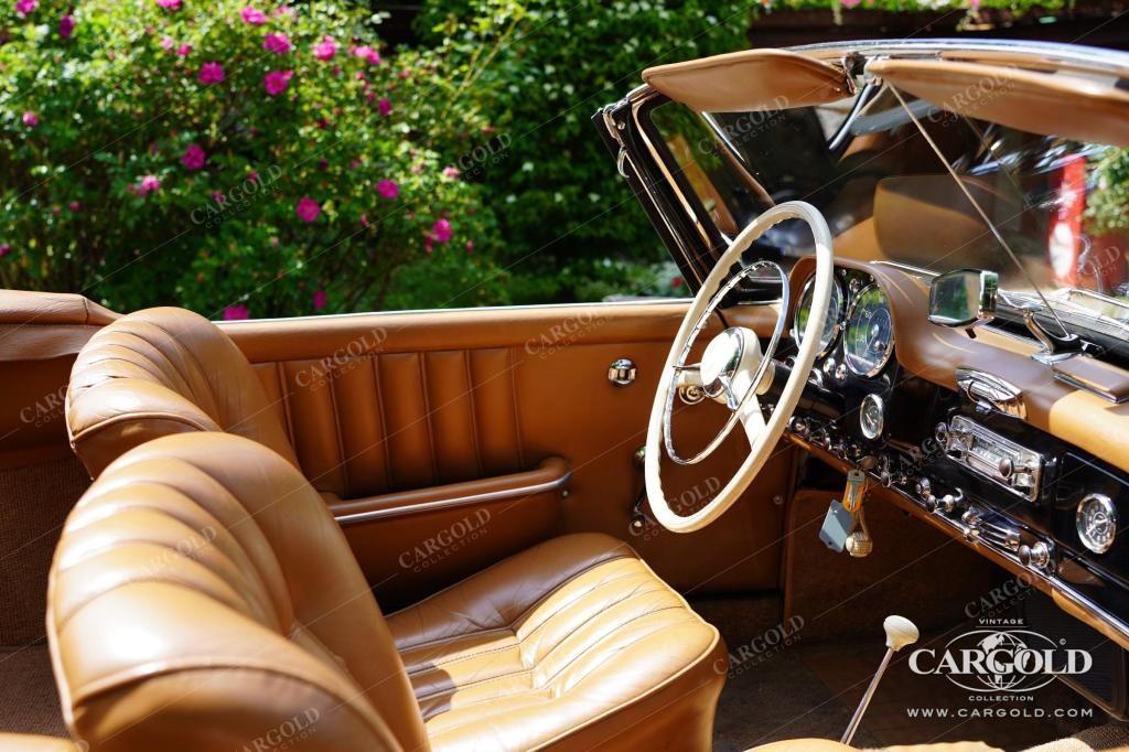 Cargold - Mercedes 190 SL Roadster - Deutsche EZ/ Nur zwei Vorbesitzer   - Bild 14